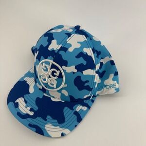 G/FORE Circle Gs Golf Hat Blue White Camo Snapback Performance Cap G4AF22H86